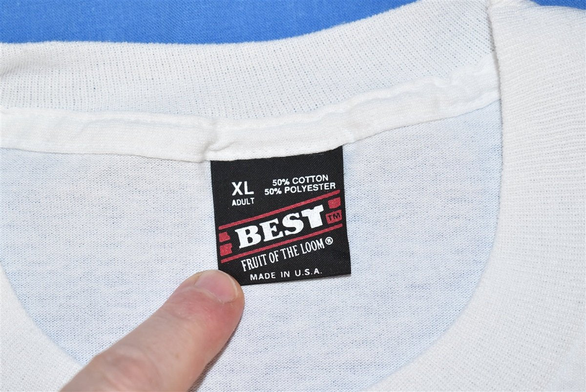 90s Protected by Burns Security Shield Logo t-shirt Extra product image 3