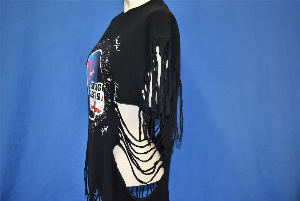 90s Chicago Bulls Earth Map Fringe Custom t-shirt Large product image 3