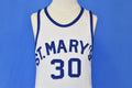 60s St Mary's #30 Nylon Basketball Jersey t-shirt Youth product image 1