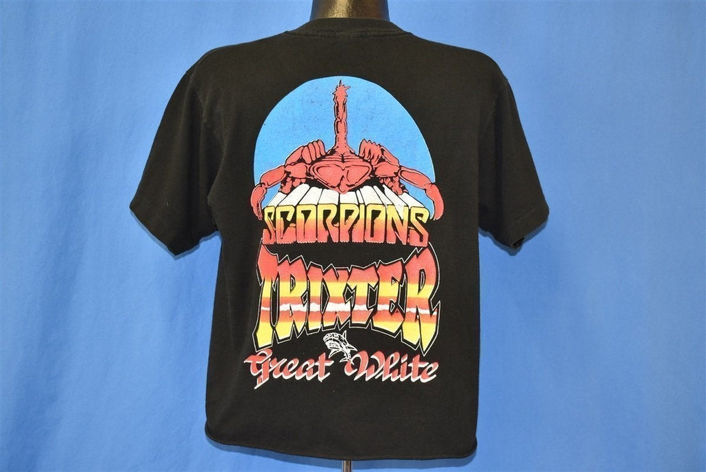 90s Scorpion Crazy World Tour 1991 Rock Cut t-shirt Large product image 2
