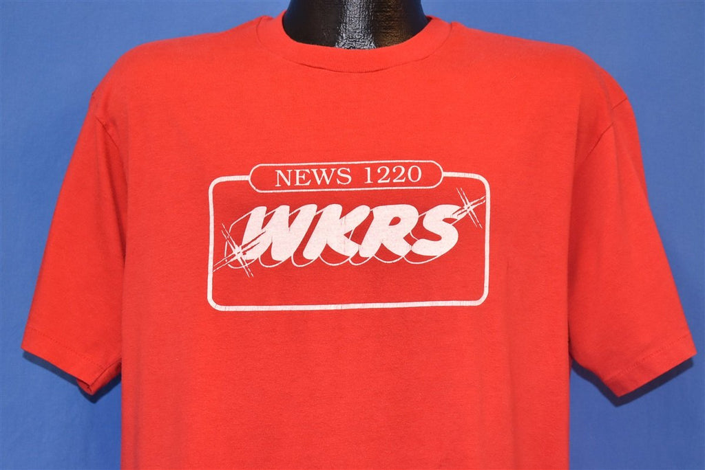 80s News 1220 AM WKRS Radio Station t-shirt Extra Large product image 1