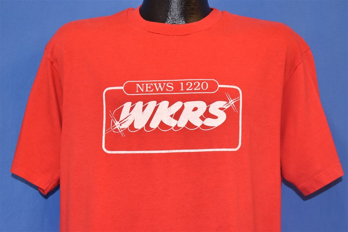 80s News 1220 AM WKRS Radio Station t-shirt Extra Large product image 1