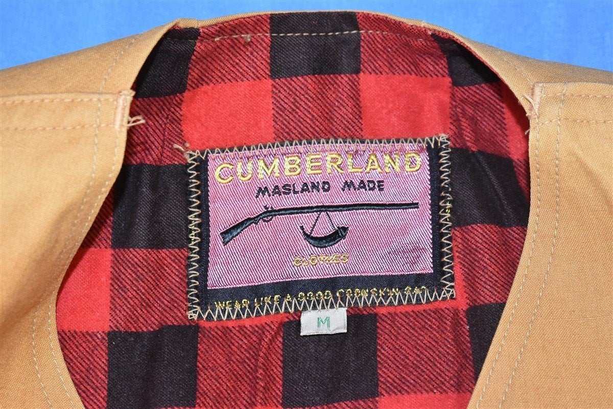 60s Cumberland Masland Made Brown Hunting Vest Medium product image 6