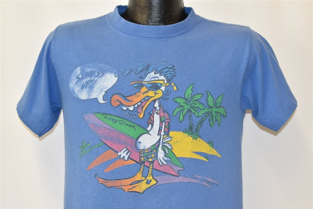 80s Dizzy Duck OP Ocean Pacific Surfer Beach t-shirt Medium product image 1