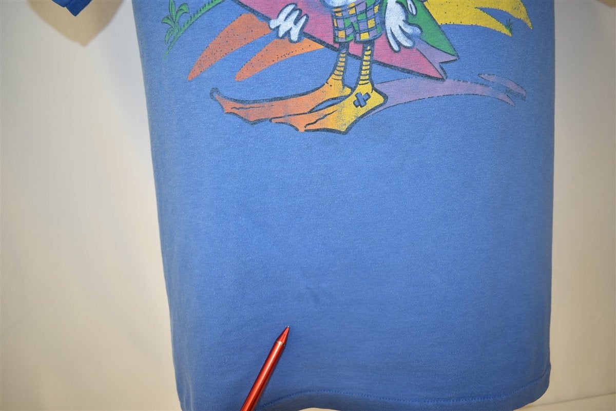 80s Dizzy Duck OP Ocean Pacific Surfer Beach t-shirt Medium product image 3