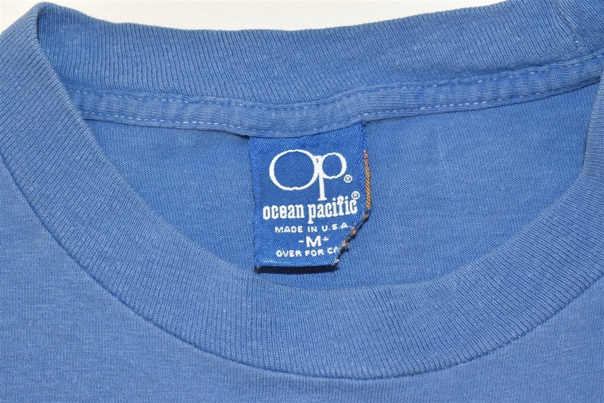 80s Dizzy Duck OP Ocean Pacific Surfer Beach t-shirt Medium product image 5