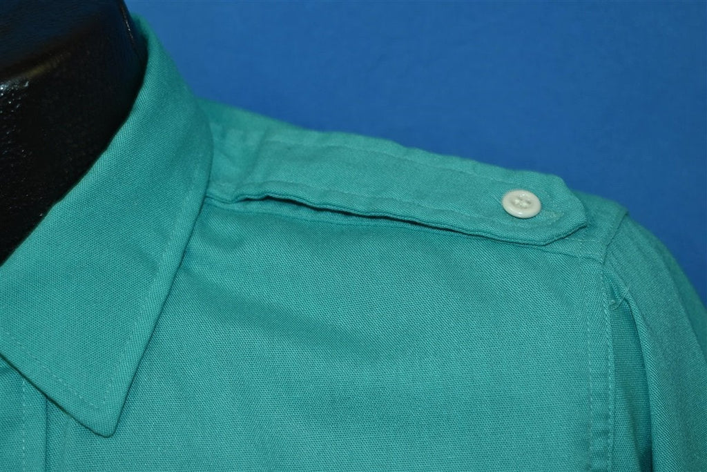80s Levis Turquoise White Tab Canvas Shirt Medium product image 4