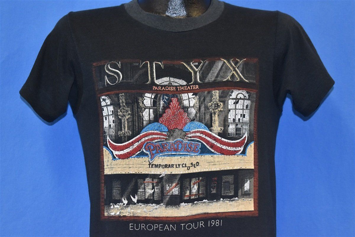 80s Styx Paradise Theater 1981 Tour Rock t-shirt Small product image 6