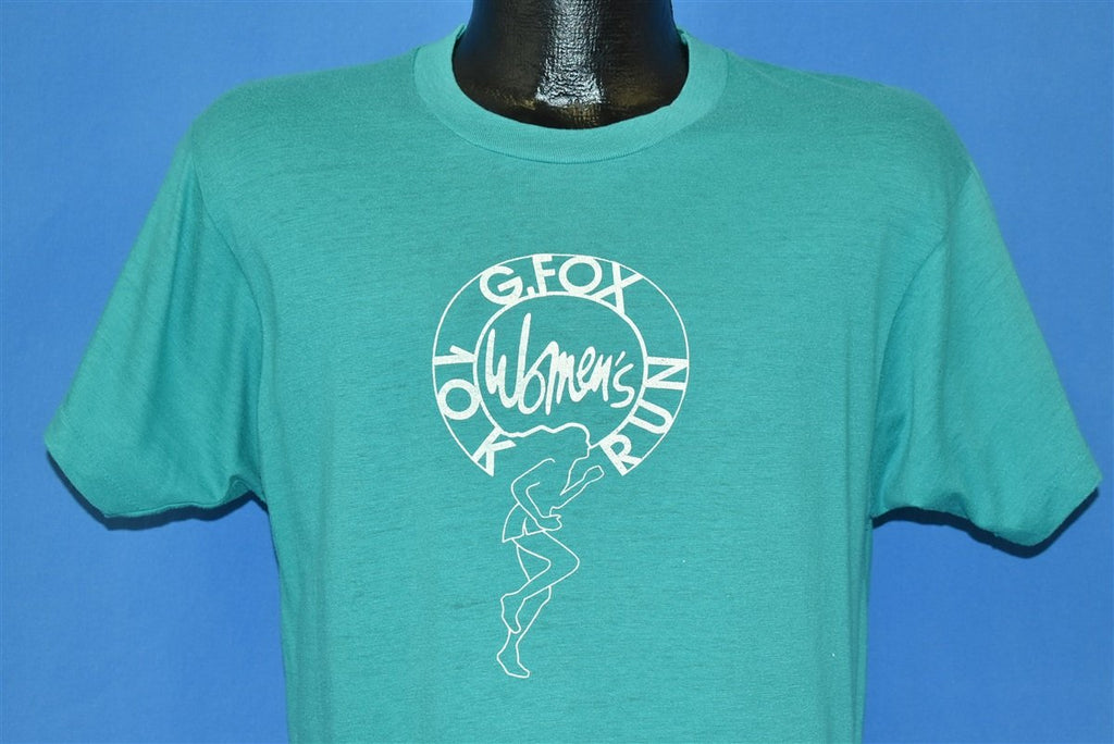 80s G. Fox Women's 10K Run George Teal t-shirt Medium product image 1