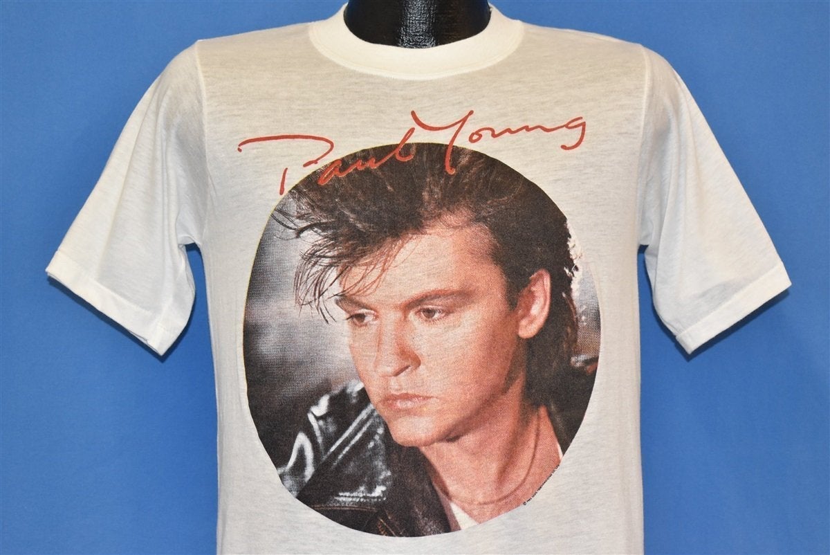 80s Paul Young Nine Go Mad Davy Crockett Tour t-shirt Medium product image 4