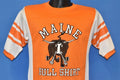 70s Maine Bull Shirt Orange Jersey Stripe t-shirt Medium product image 1