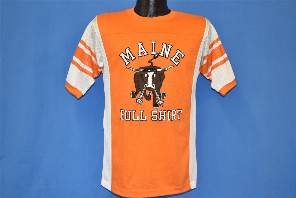 70s Maine Bull Shirt Orange Jersey Stripe t-shirt Medium product image 2