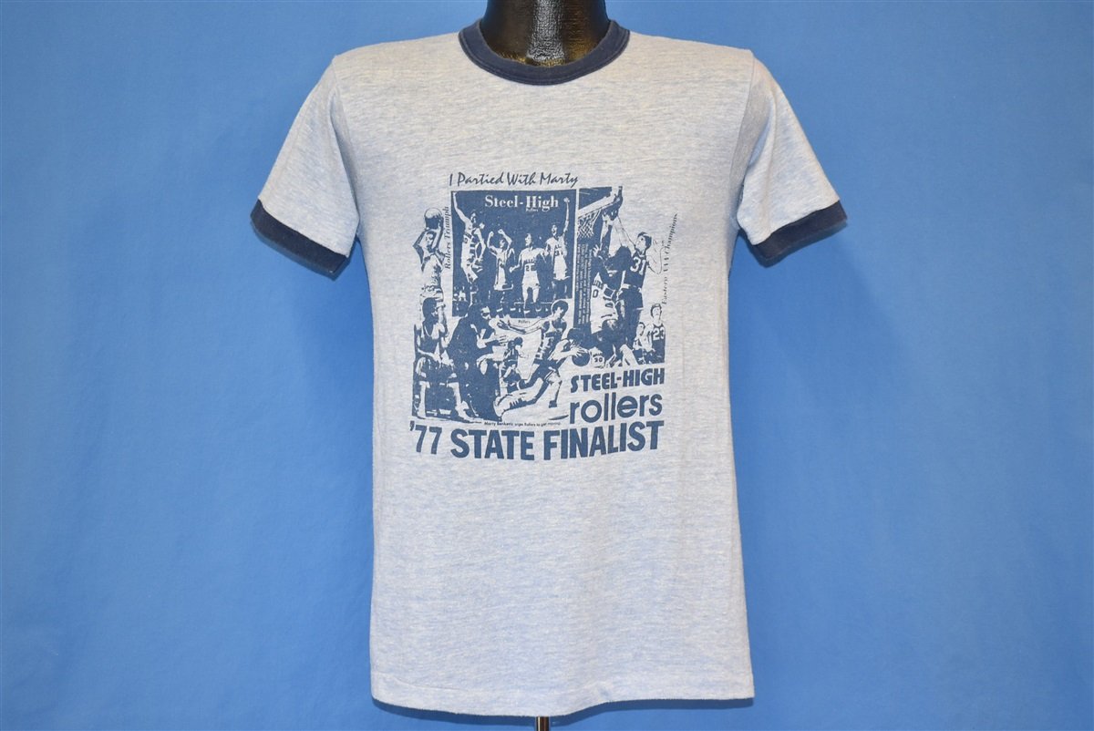 70s Steel High Rollers 1977 Finalist Basketball t-shirt product image 2
