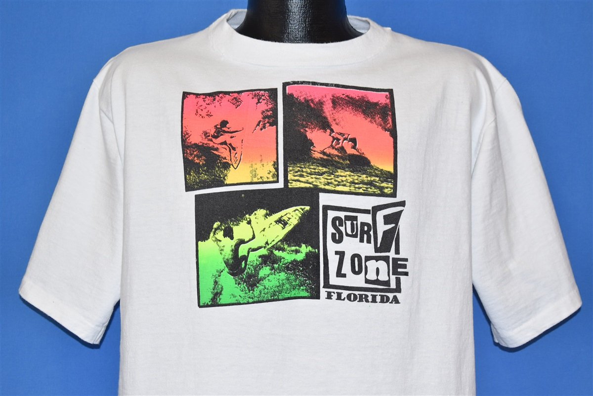 90s Surf Zone Florida The Game Neon t-shirt Large product image 1