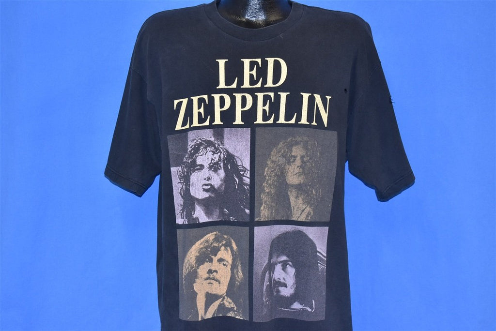 90s Led Zeppelin Zoso Distressed Rock Band t-shirt Extra product image 1