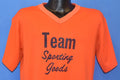 70s Team Sporting Goods Orange V Neck Jersey t-shirt Large product image 1