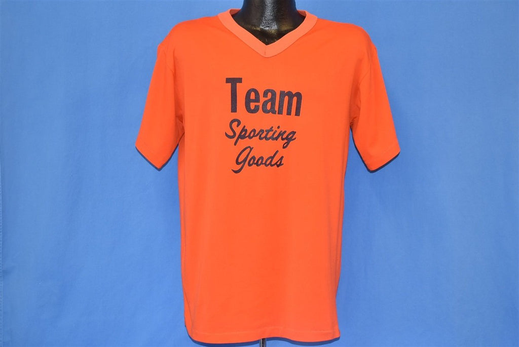 70s Team Sporting Goods Orange V Neck Jersey t-shirt Large product image 2