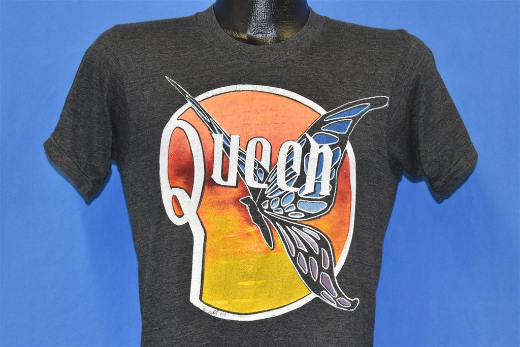 70s Queen Rock Band Butterfly Sunset Black t-shirt Small product image 1