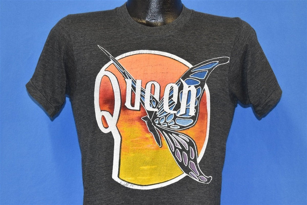 70s Queen Rock Band Butterfly Sunset Black t-shirt Small product image 6