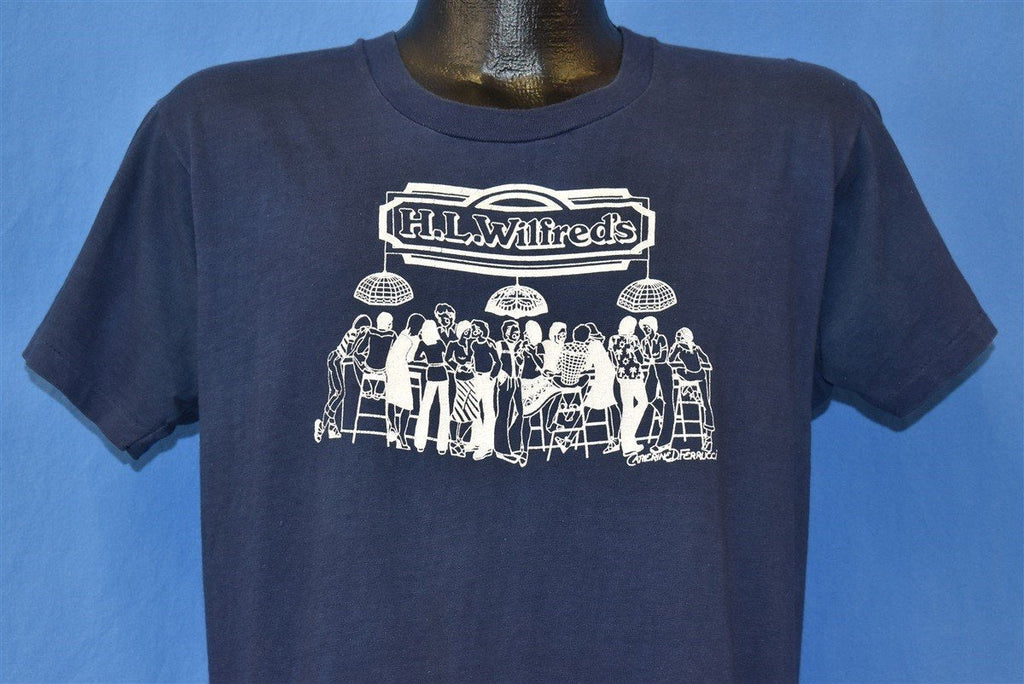80s HL Wilfred's Connecticut Bar Music Venue t-shirt Medium product image 1