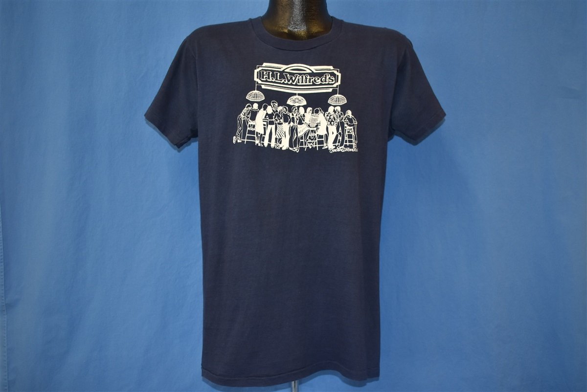 80s HL Wilfred's Connecticut Bar Music Venue t-shirt Medium product image 2