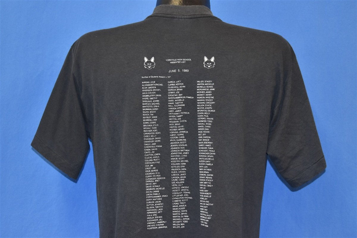 80s Great Escape Yorkville High Class of 1989 t-shirt Medium product image 3