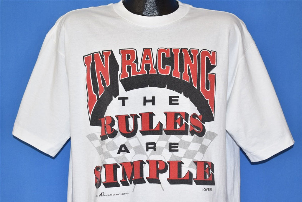 90s In Racing Rules Are Simple No t-shirt Extra Large product image 1