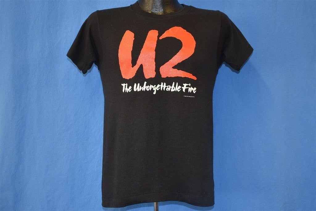 80s U2 The Unforgettable Fire Album 1984 Band t-shirt Small product image 6