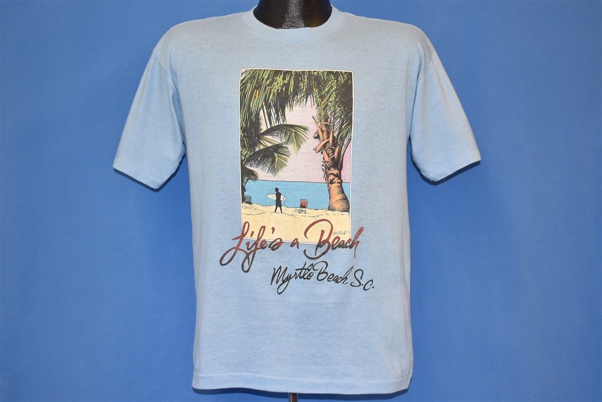 80s Life's a Beach Myrtle South Carolina t-shirt Medium product image 2