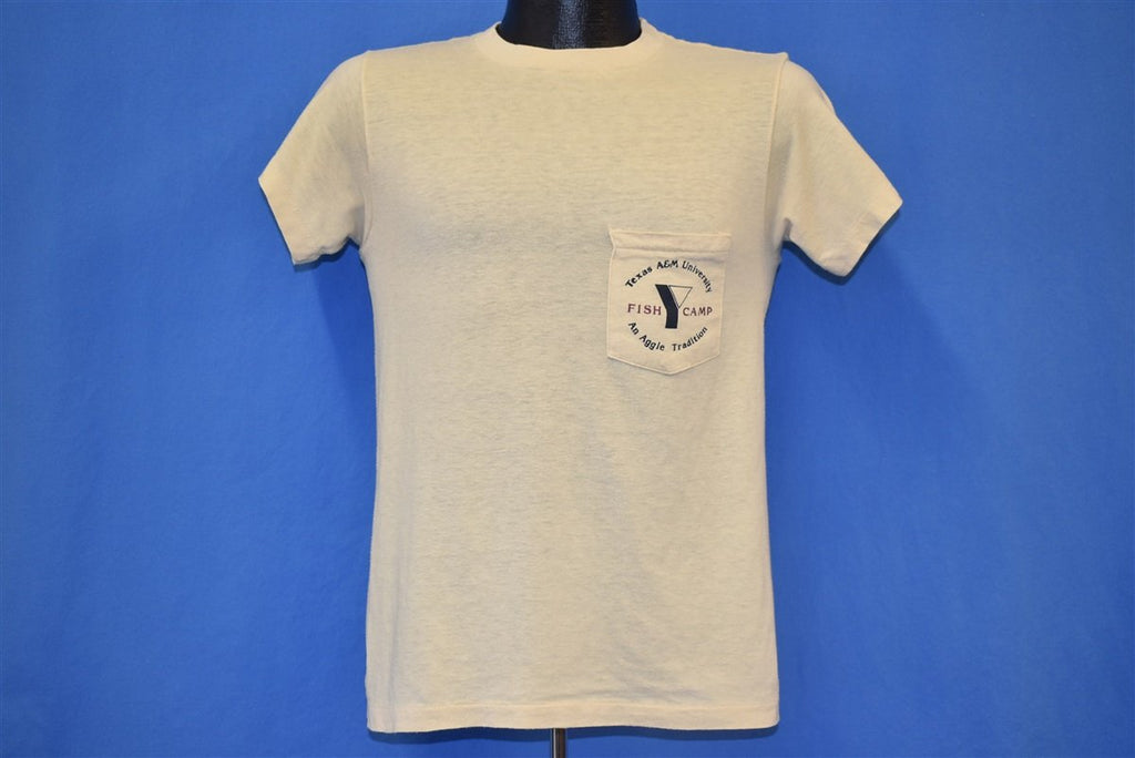 70s Texas A&M University Fish Camp Aggie Pocket t-shirt product image 2