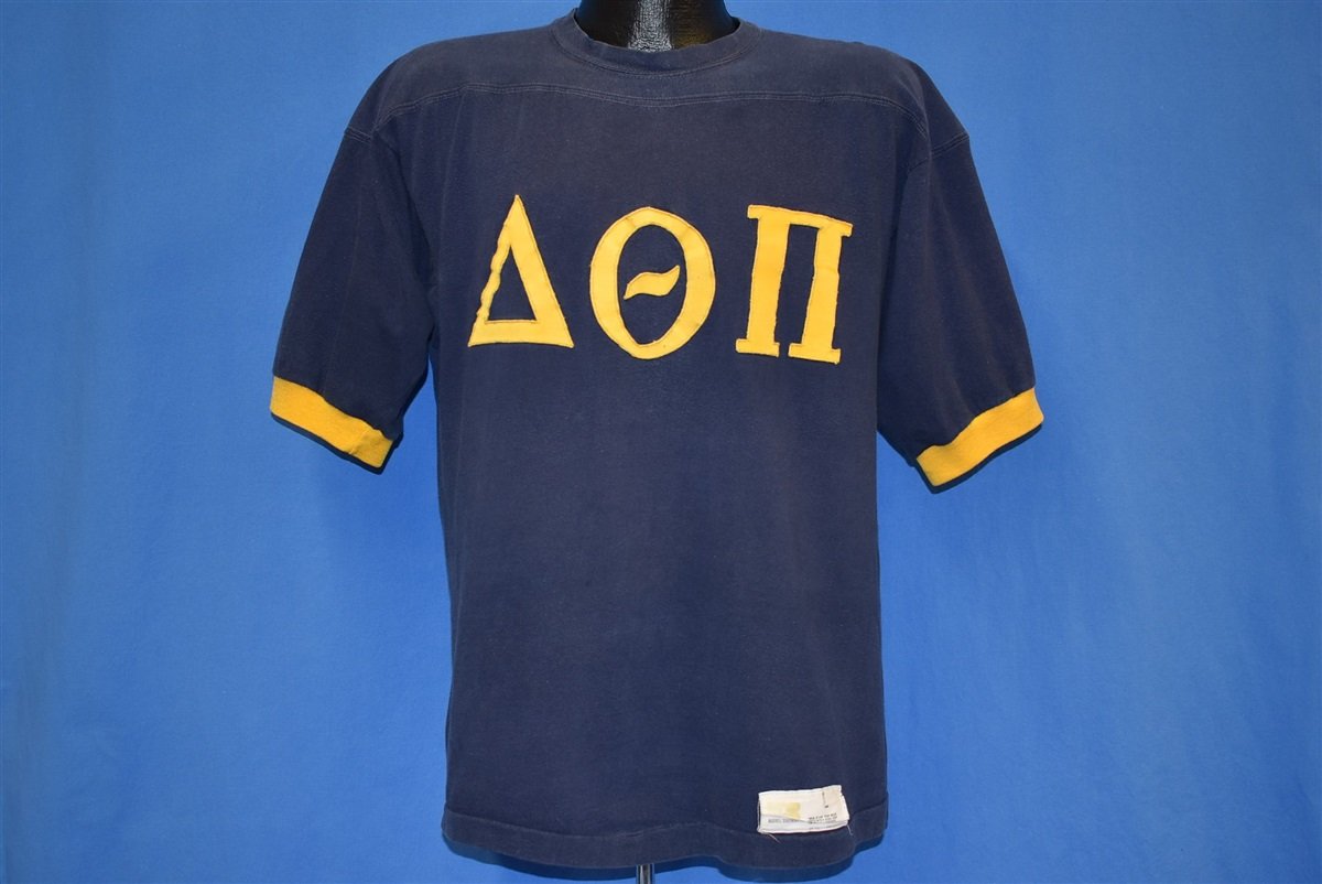 80s Delta Theta Pi Greek Sorority Jersey t-shirt Large product image 2
