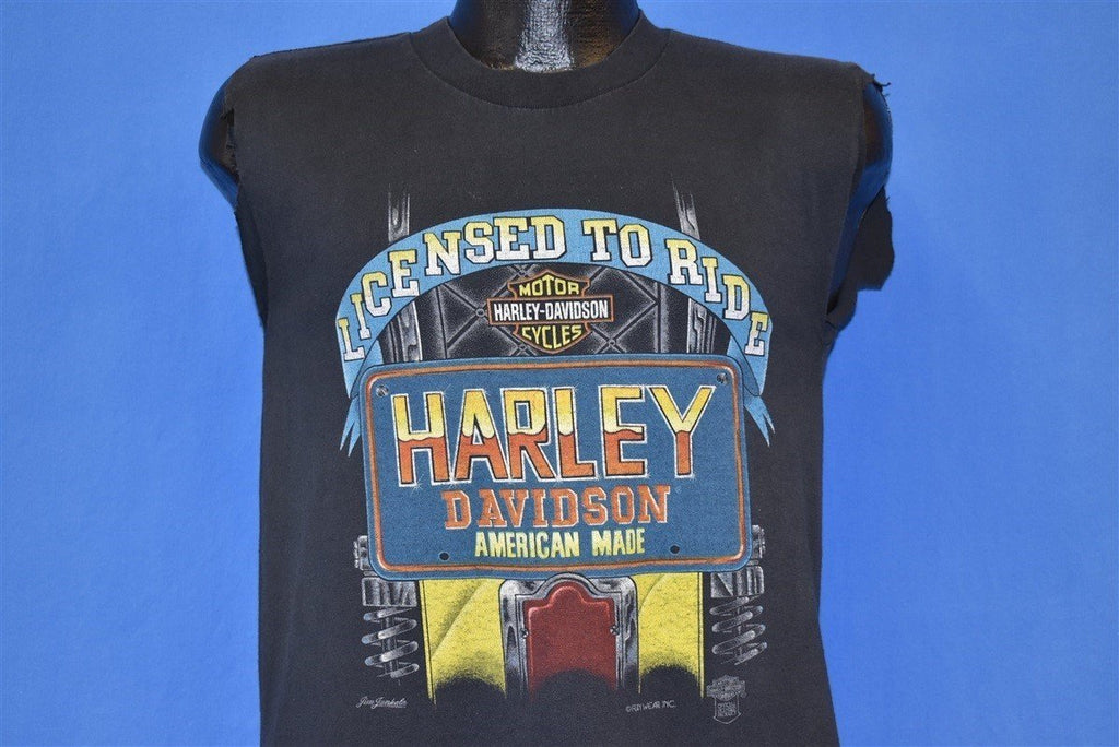 80s Harley Davidson American Motorcycle Biker t-shirt Medium product image 1