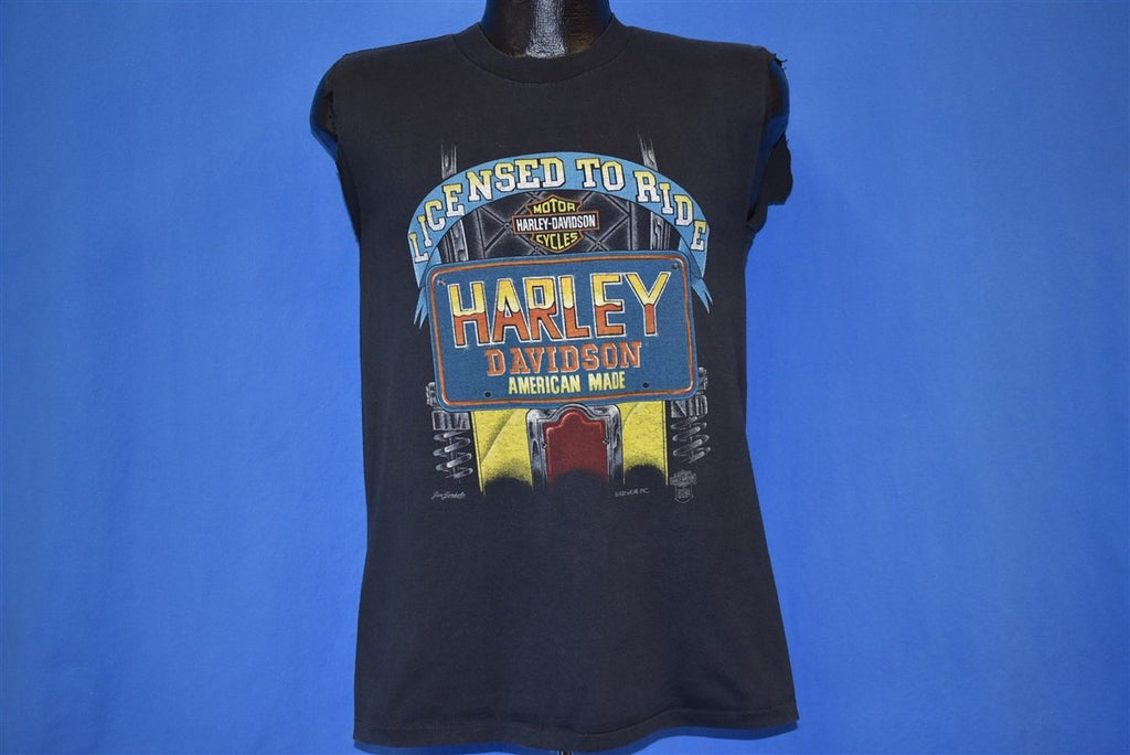 80s Harley Davidson American Motorcycle Biker t-shirt Medium product image 2