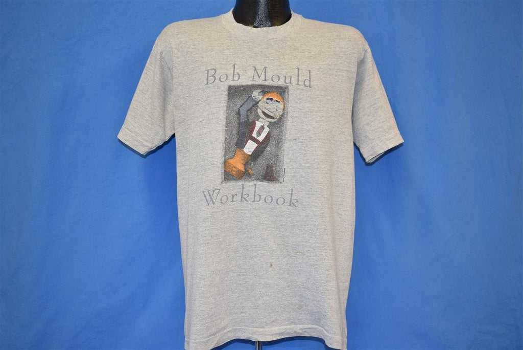 80s Bob Mould Workbook 1989 Folk Punk Album t-shirt Large product image 2
