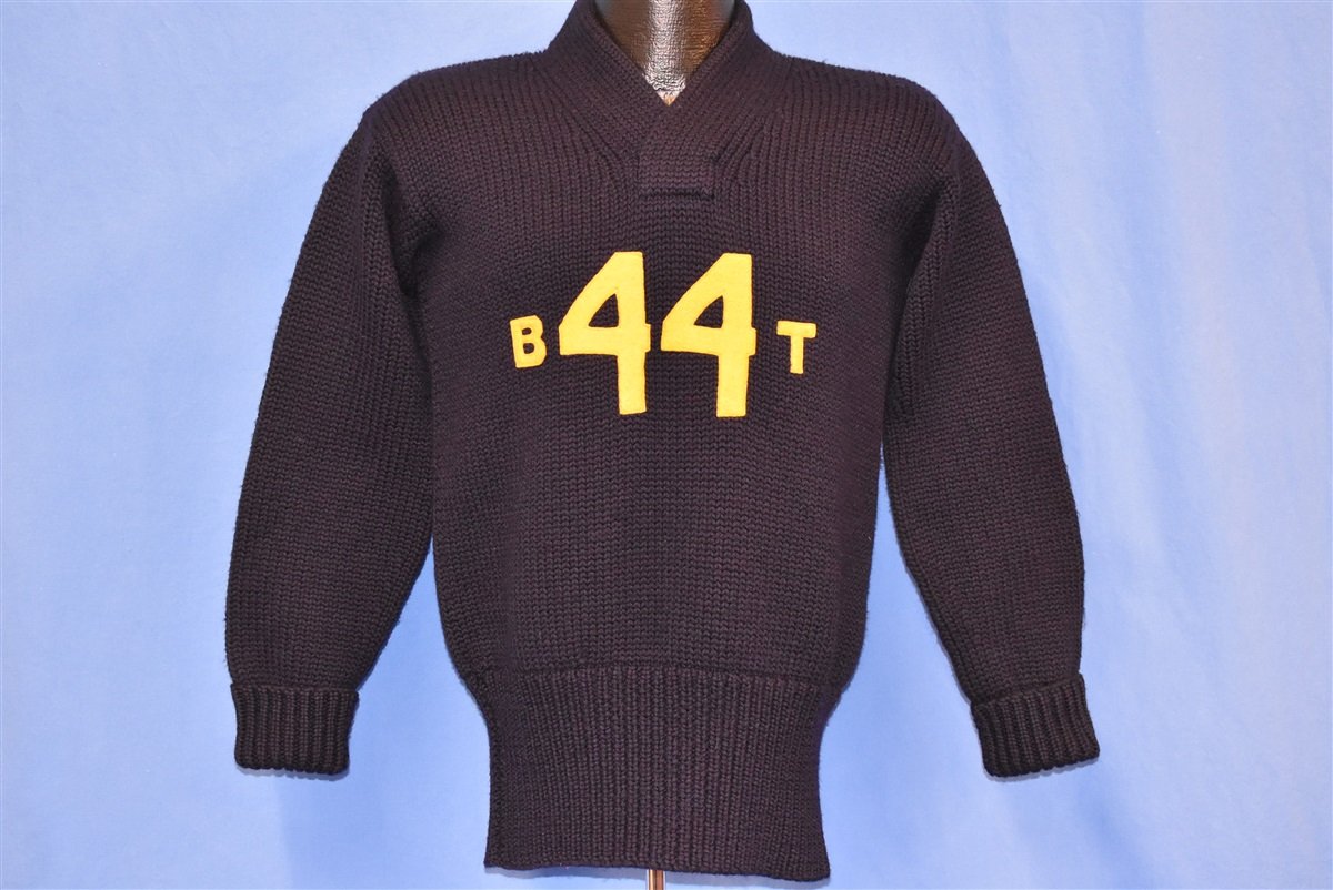 40s USN BT Boilerman 1944 WWII Naval Sweater Small