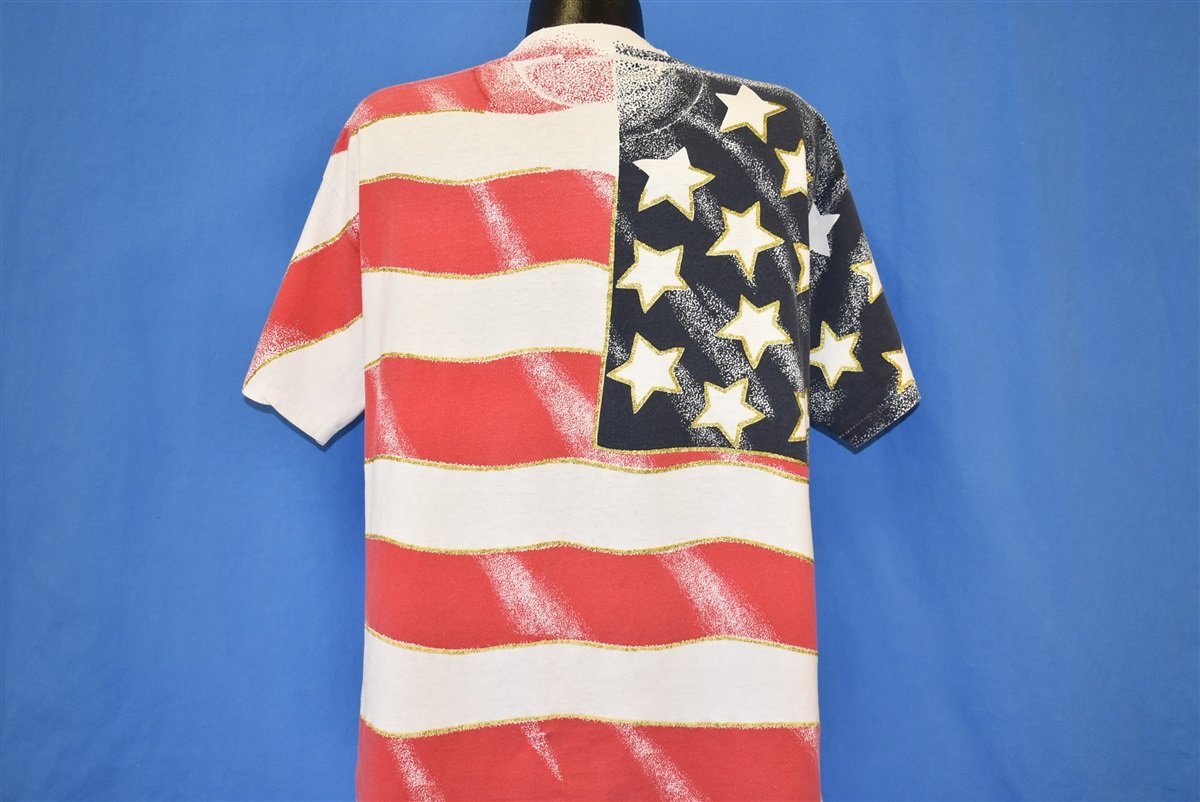 90s USA Flag All Over Print t-shirt Extra Large product image 4