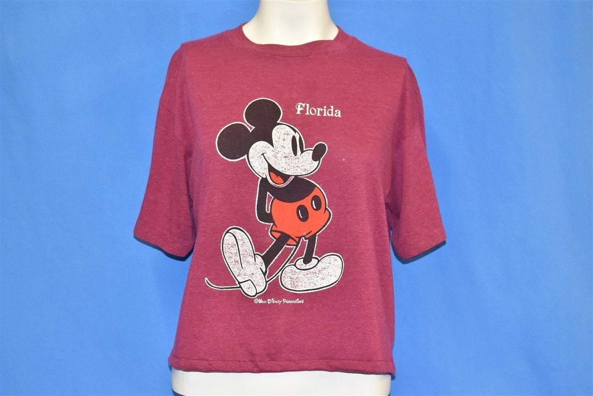 80s Mickey Mouse Cropped t-shirt Large product image 2