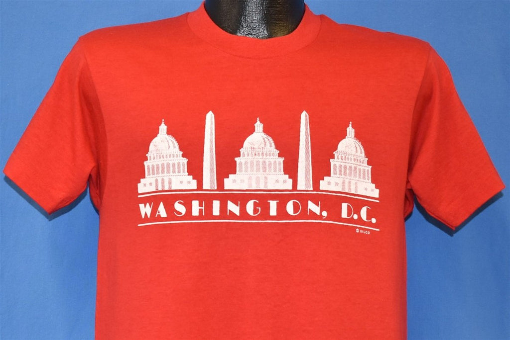 80s Washington DC Capital Building Red t-shirt Medium product image 1