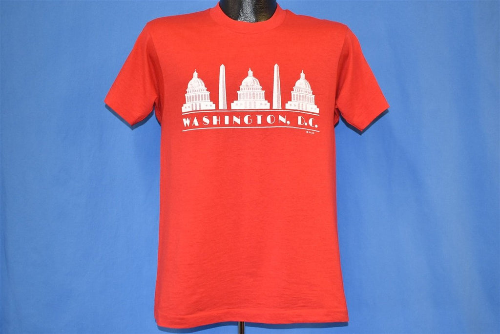 80s Washington DC Capital Building Red t-shirt Medium product image 2