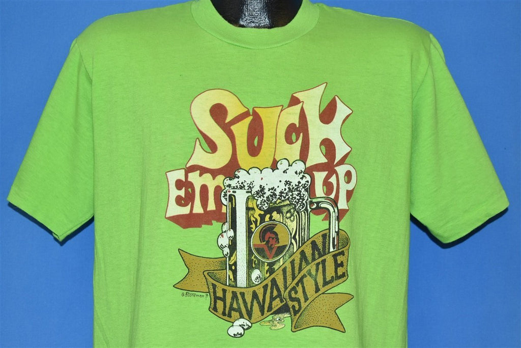 70s Suck Em Up Hawaiian Primo Beer t-shirt Large product image 1