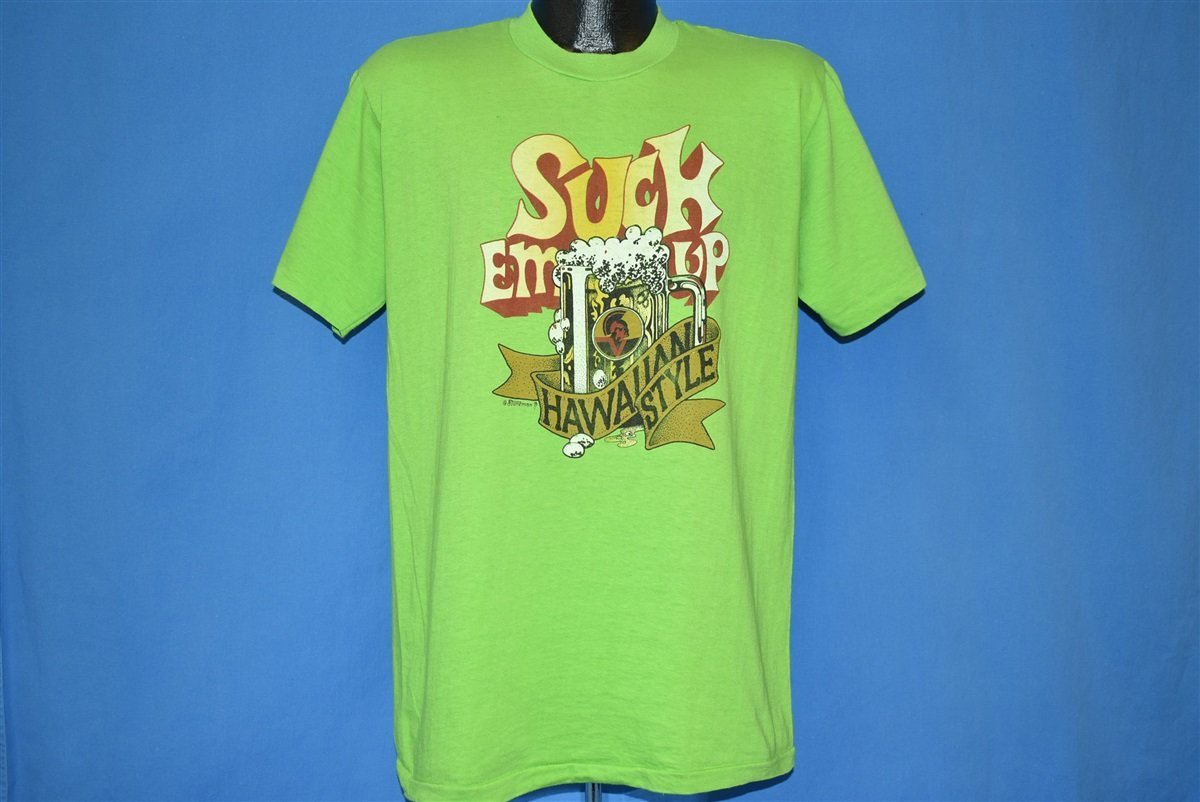 70s Suck Em Up Hawaiian Primo Beer t-shirt Large product image 2