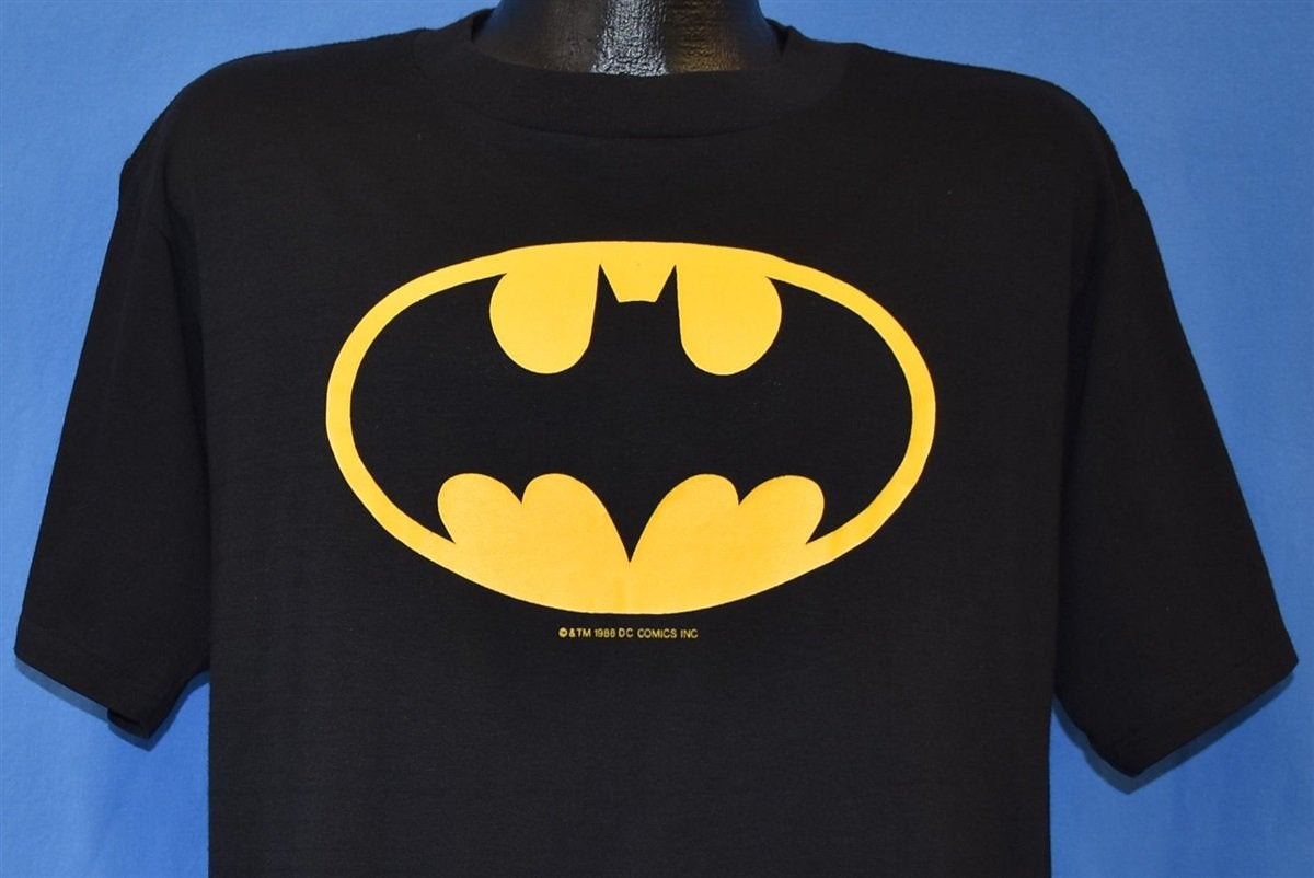 80s Batman Logo DC Comics Superhero t-shirt Large product image 1