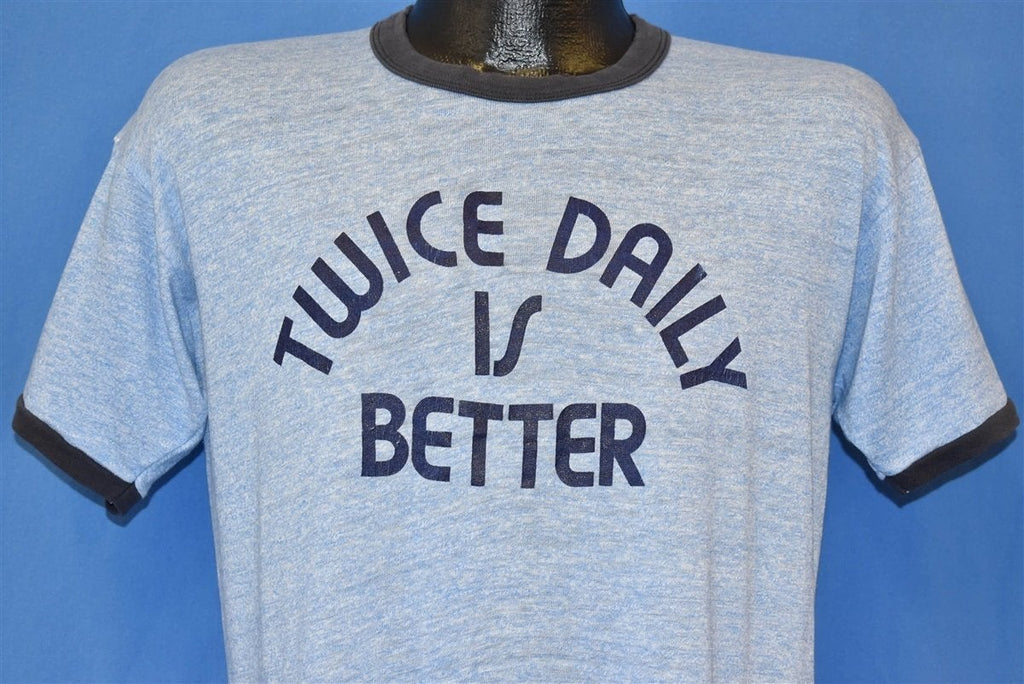 80s Twice Daily is Better Reno Evening Gazette t-shirt product image 1