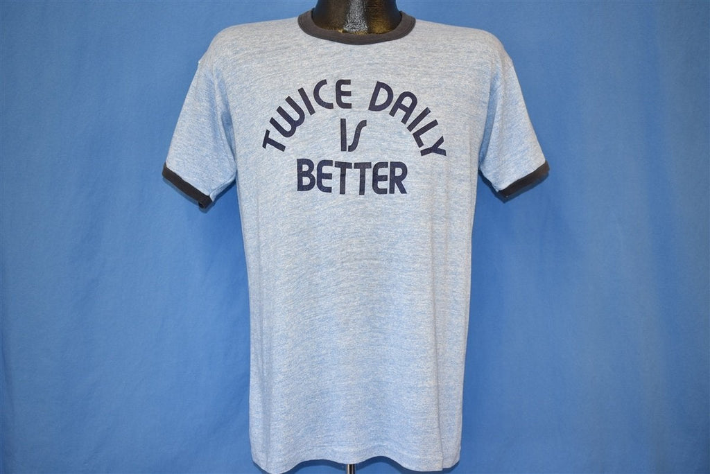 80s Twice Daily is Better Reno Evening Gazette t-shirt product image 2