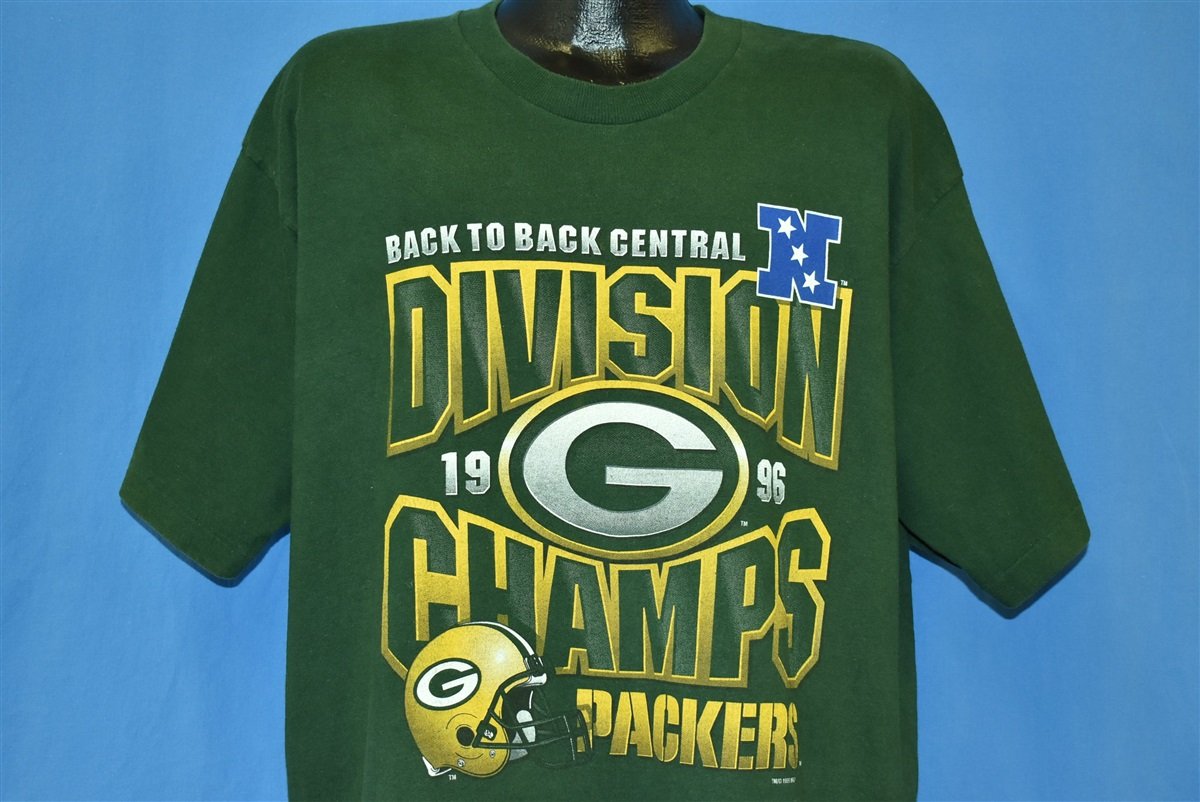 90s Green Bay Packers Division Champs 1996 t-shirt Extra product image 1