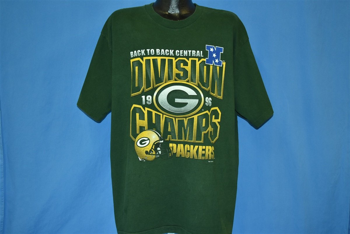 90s Green Bay Packers Division Champs 1996 t-shirt Extra product image 2