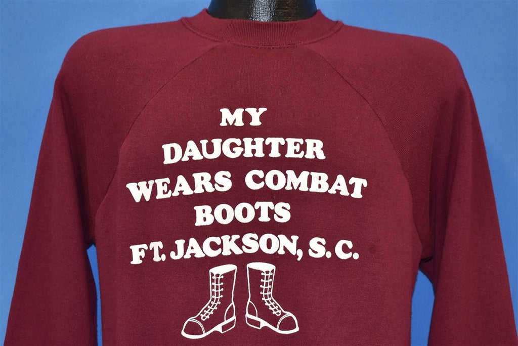80s My Daughter Wears Combat Boots Sweatshirt t-shirt Medium product image 1