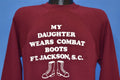80s My Daughter Wears Combat Boots Sweatshirt t-shirt Medium product image 1