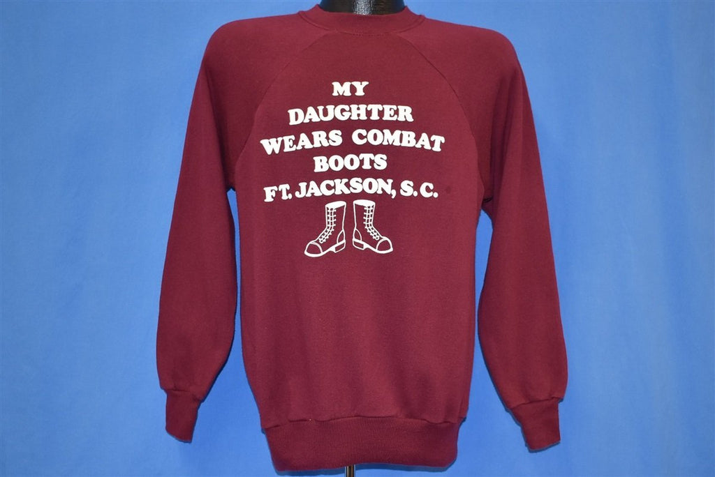 80s My Daughter Wears Combat Boots Sweatshirt t-shirt Medium product image 2