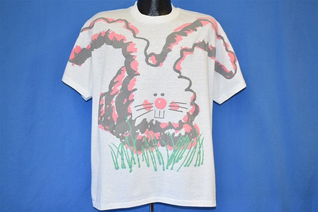 80s Bunny Rabbit Cute Puffy Paint Cartoon Pastel t-shirt product image 2